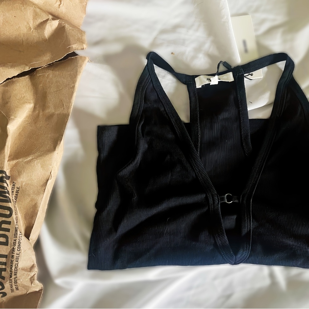 Joah Brown Plunge Racerback Tank - Picture 7 of 7